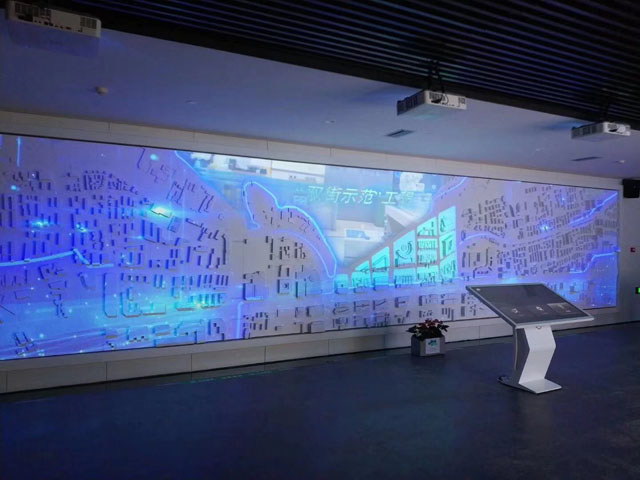 Paint On Screen專業(yè)投影漆助力杭州湖濱展廳打造創(chuàng)新投影體驗